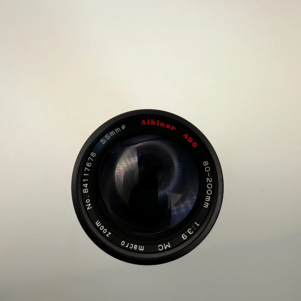 VTG ALBINAR ADG 80-200mm 1:3.9 Macro Zoom Lens 55mm & Thyristor 75AT Flash SET